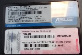   Asus F401U (14, 2, 2G, 320G, 3)