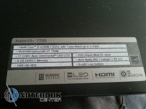 Acer Aspire V3-772G-54206G1TMakk